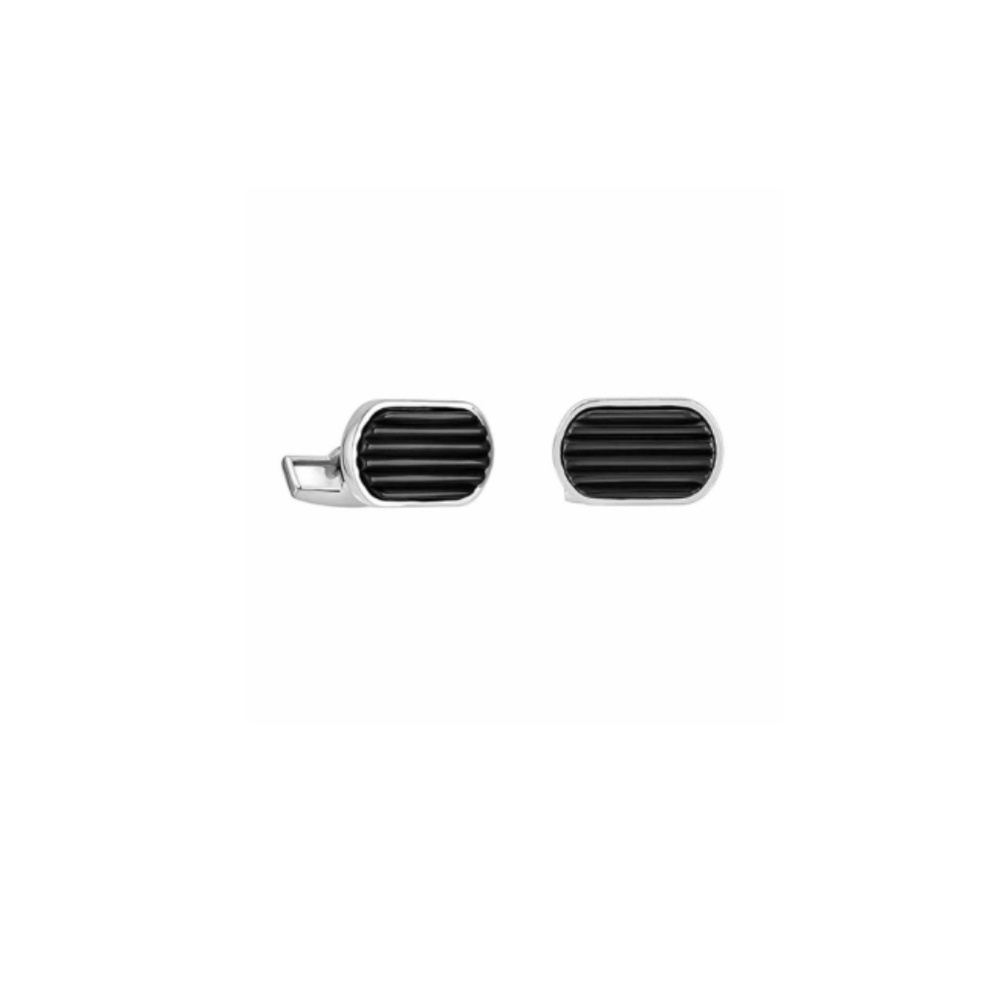 Lalique L'homme Alpha Black Cuff Links - NWT
